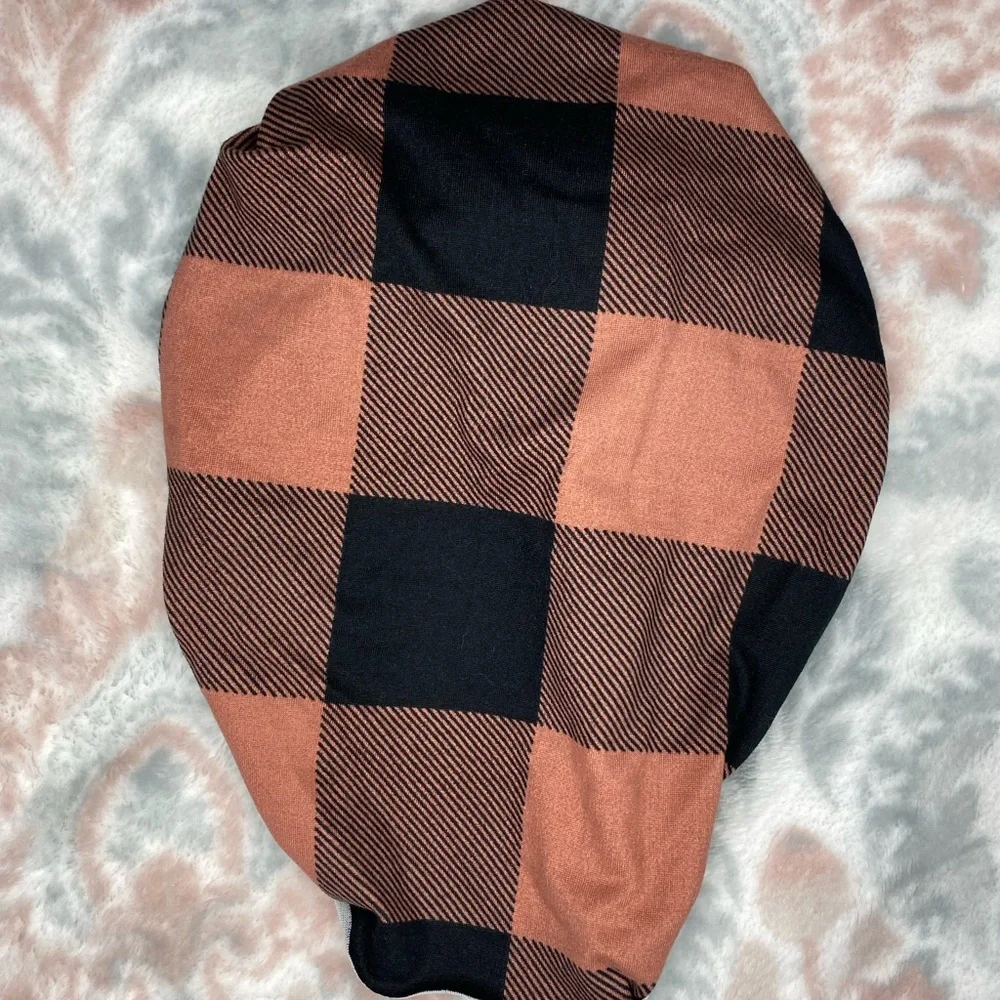 Trendy Kids Checkered Turban Hat